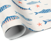 Fischchen Geschenkpapier (Rolleneckpunkt)