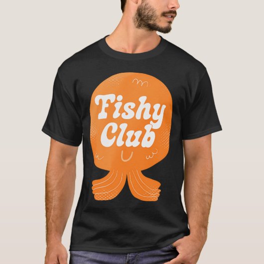 Fischclub-Abzeichen T-Shirt (Vorderseite)