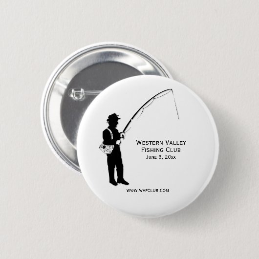 Fischclub zum Eröffnungstag Button (Vorne & Hinten)