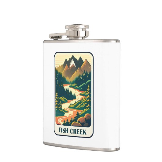 Fischcreek Oregon Colors Flachmann (Links)