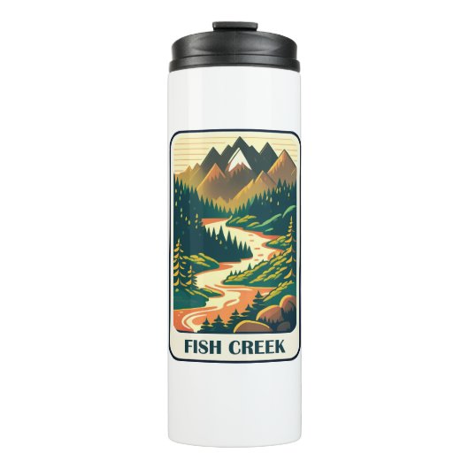 Fischcreek Oregon Colors Thermosbecher (Vorderseite)