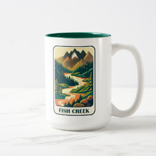Fischcreek Oregon Colors Zweifarbige Tasse