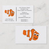 Fischdesign Visitenkarte (Vorne/Hinten)