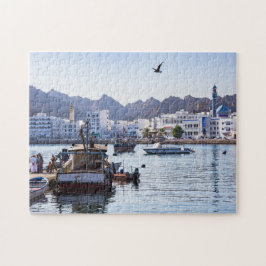 Fischdocks auf Muttrah - Muscat, Oman Puzzle
