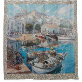 FISCHDORF DUSCHVORHANG (Vorderseite)