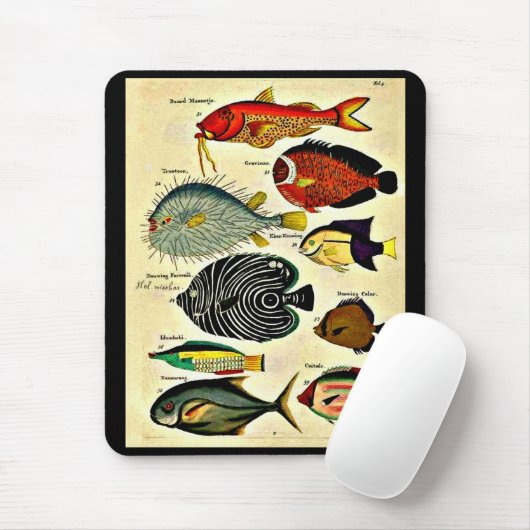 Fischdruck Mousepad (Mit Mouse)