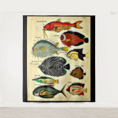 Fischdruck Wandteppich (Vorderseite)