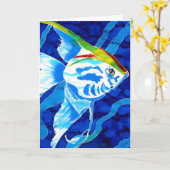 Fische 09 karte (Gelbe Blume)