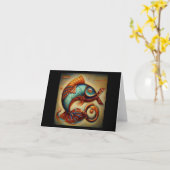 Fische 10 karte (Gelbe Blume)