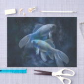 Fische 10x15 Gewebepapier Seidenpapier (Handwerk)
