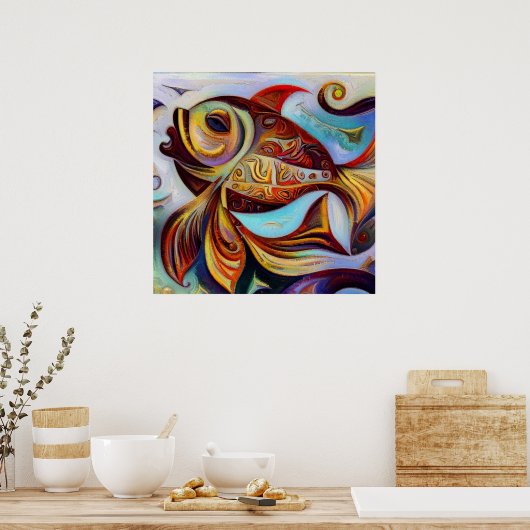 Fische 11 poster (Küche)