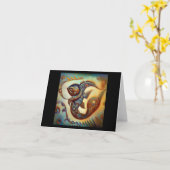 Fische 2 karte (Gelbe Blume)