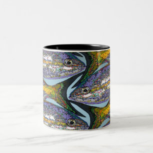 'Fische 4' Zweifarbige Tasse