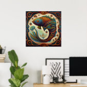 Fische 5 poster (Heimbüro)