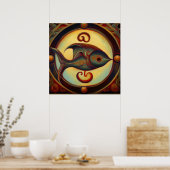 Fische 7 poster (Küche)