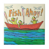 Fische ahoi! fliese (Vorderseite)