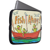 Fische ahoi! laptopschutzhülle (Vorne Rechts)