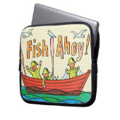 Fische ahoi! laptopschutzhülle (Vorderseite Links)