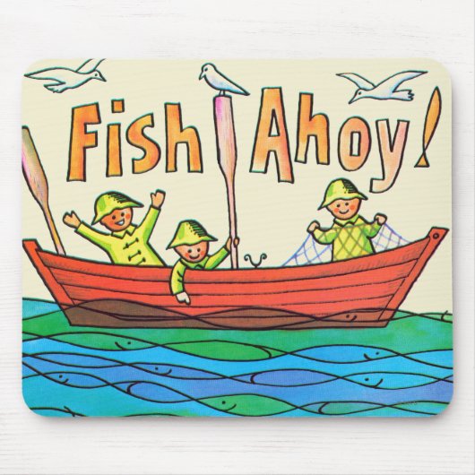 Fische ahoi! mousepad (Vorne)