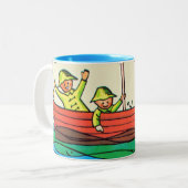Fische ahoi! zweifarbige tasse (Vorderseite Links)