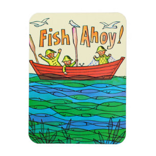 Fische Ahoy! Magnet