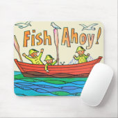 Fische Ahoy! Mousepad (Mit Mouse)