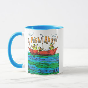 Fische Ahoy! Tasse