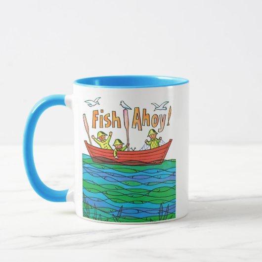 Fische Ahoy! Tasse (Links)