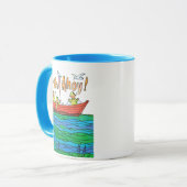 Fische Ahoy! Tasse (Vorderseite Links)