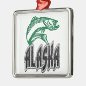 FISCHE ALASKA ORNAMENT AUS METALL (Links)