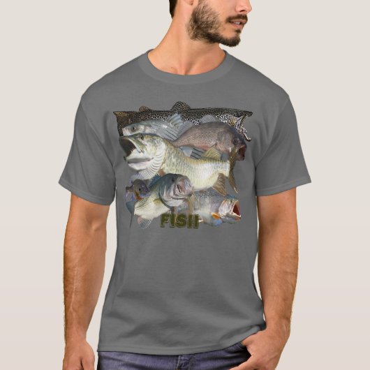 Fische an T-Shirt (Vorderseite)