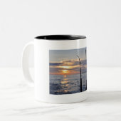 Fische an! zweifarbige tasse (Vorderseite Links)