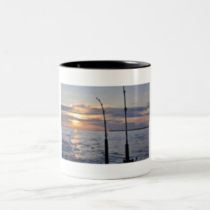 Fische an! zweifarbige tasse