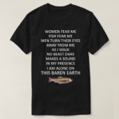 Fische Angst Frauen Ich Fische Angst, dass Männer  T-Shirt (Design vorne)
