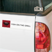 Fische auf dem Grill Autoaufkleber (Auf Lkw)