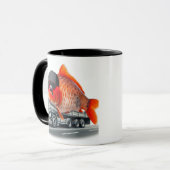 Fische auf der Straße Tasse (Vorderseite Links)