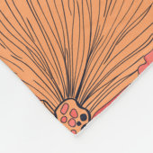 Fische auf lebendem Korallenhintergrund Fleecedecke (Ecke)