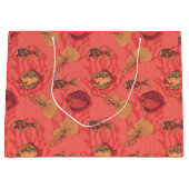 Fische auf lebendem Korallenhintergrund Große Geschenktüte (Vorderseite)