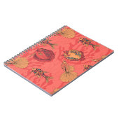 Fische auf lebendem Korallenhintergrund Notizblock (Linke Seite)