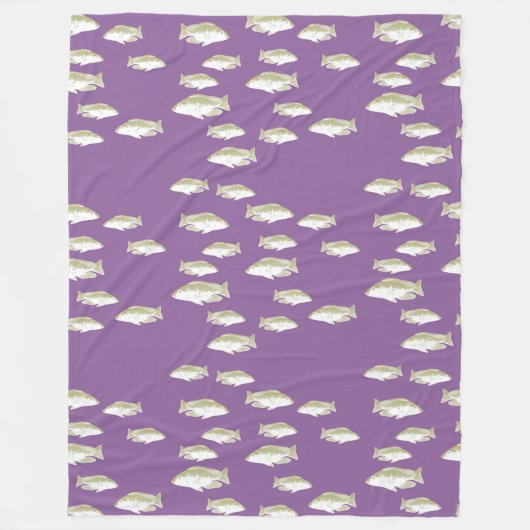 Fische auf lila fleecedecke (Vorderseite)