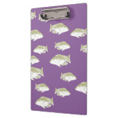Fische auf lila klemmbrett (Links)