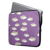 Fische auf lila laptopschutzhülle (Vorderseite Links)