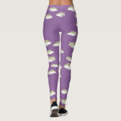 Fische auf lila leggings (Rückseite)