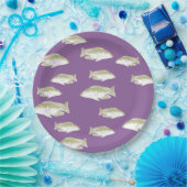 Fische auf lila pappteller (Party)