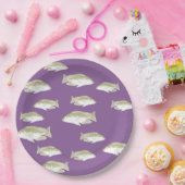 Fische auf lila pappteller (Party)