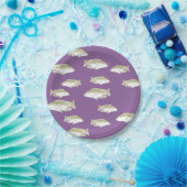 Fische auf lila pappteller (Party)