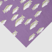 Fische auf lila seidenpapier (Ausschnitt)