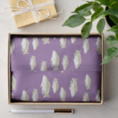 Fische auf lila seidenpapier (Geschenk)