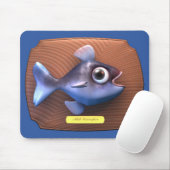 Fische auf Schneidebrett Mousepad (Mit Mouse)
