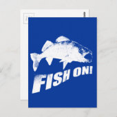 Fische auf Walkeye Postkarte (Vorne/Hinten)